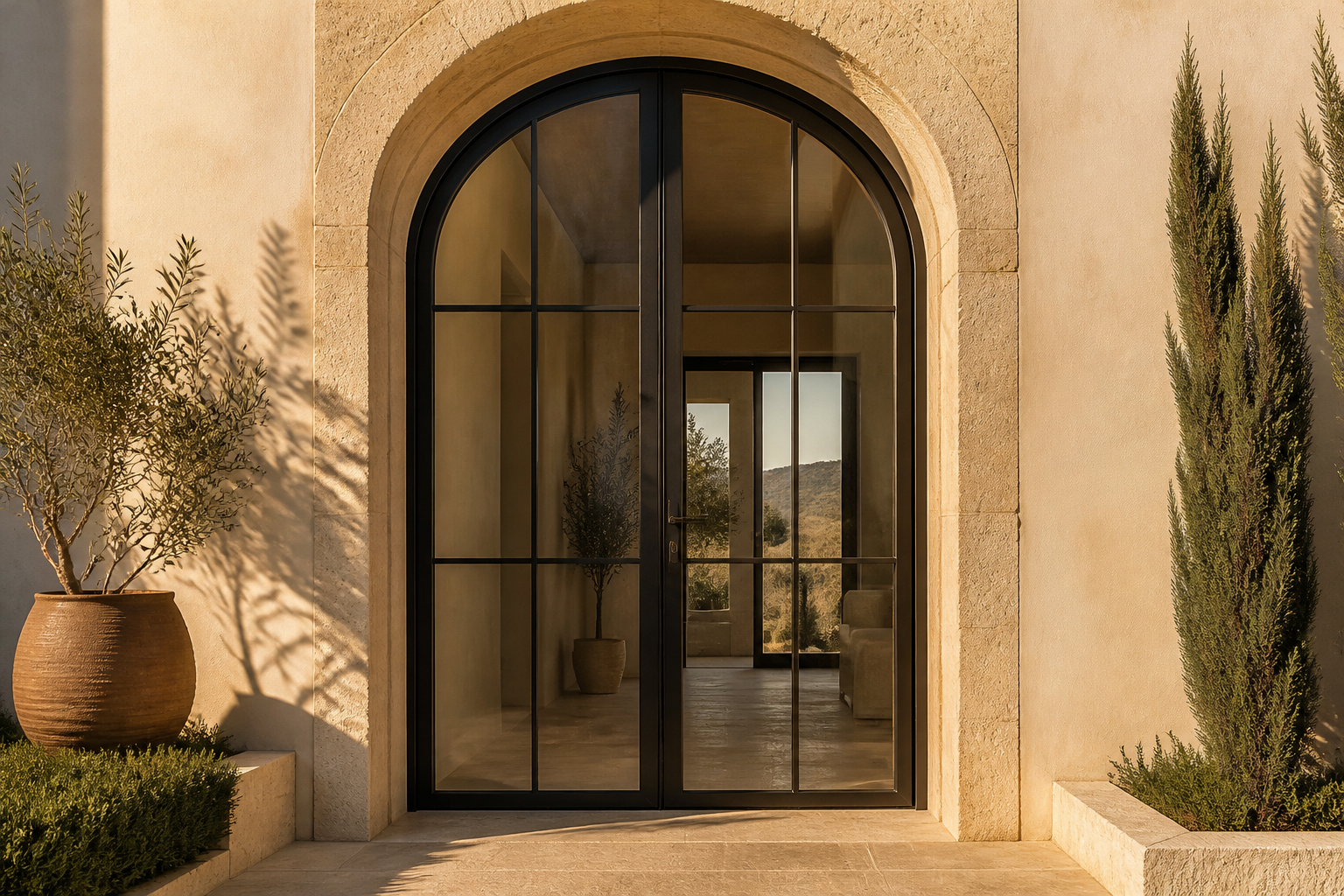 VLX 100 Arched / Custom Door in Houston, TX | Westlight Windows Houston - detail 3