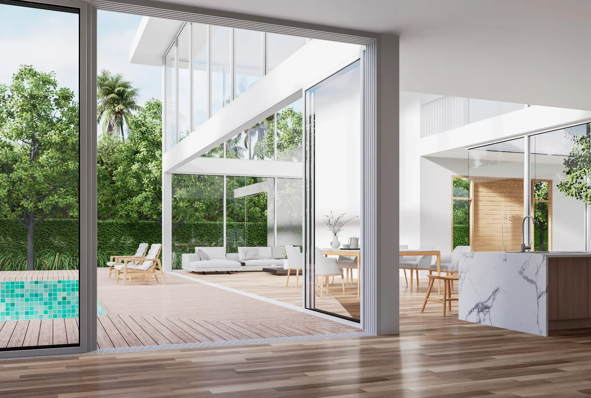 VLX 138 Panoramic Sliding Door in Houston, TX | Westlight Windows Houston - detail 1